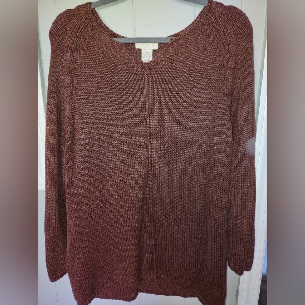 🍄 J. Jill Chocolate Brown Sweater